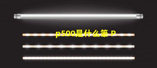 p500是什么筆 P500是什么藥
